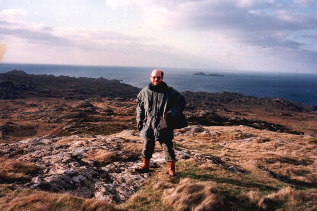 Jim on top of Dun I